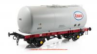 7F-064-009 Dapol 45 Ton TTA Tank Wagon Type A2 - number 6045 Esso Grey with red chassis